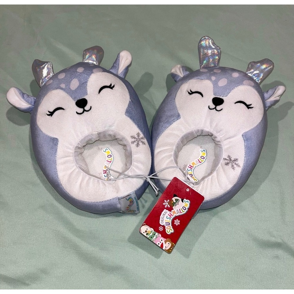Dawn The Deer Squishmallow Slippers 11T-12T